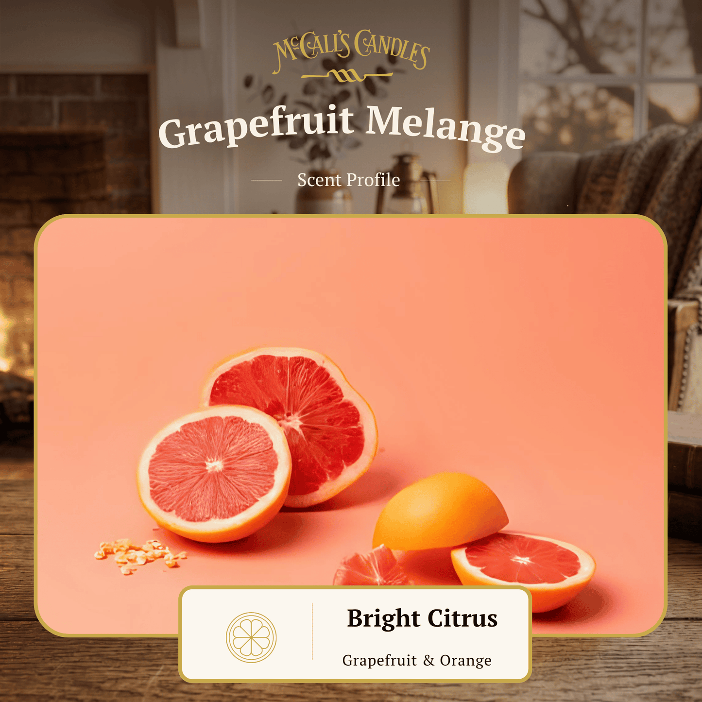 Grapefruit Mélange 16 oz Candle