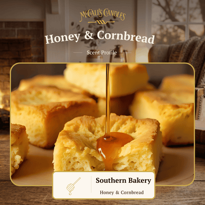 Honey & Cornbread 16 oz Double Wick Candle