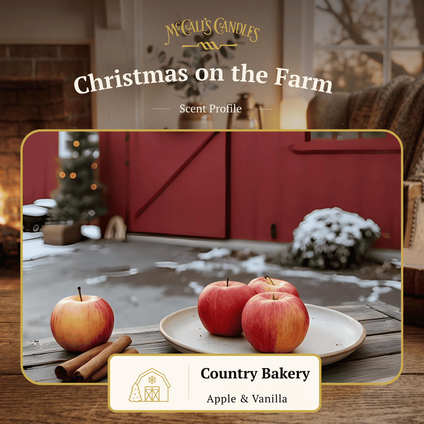 Christmas on the Farm 26 oz Candle