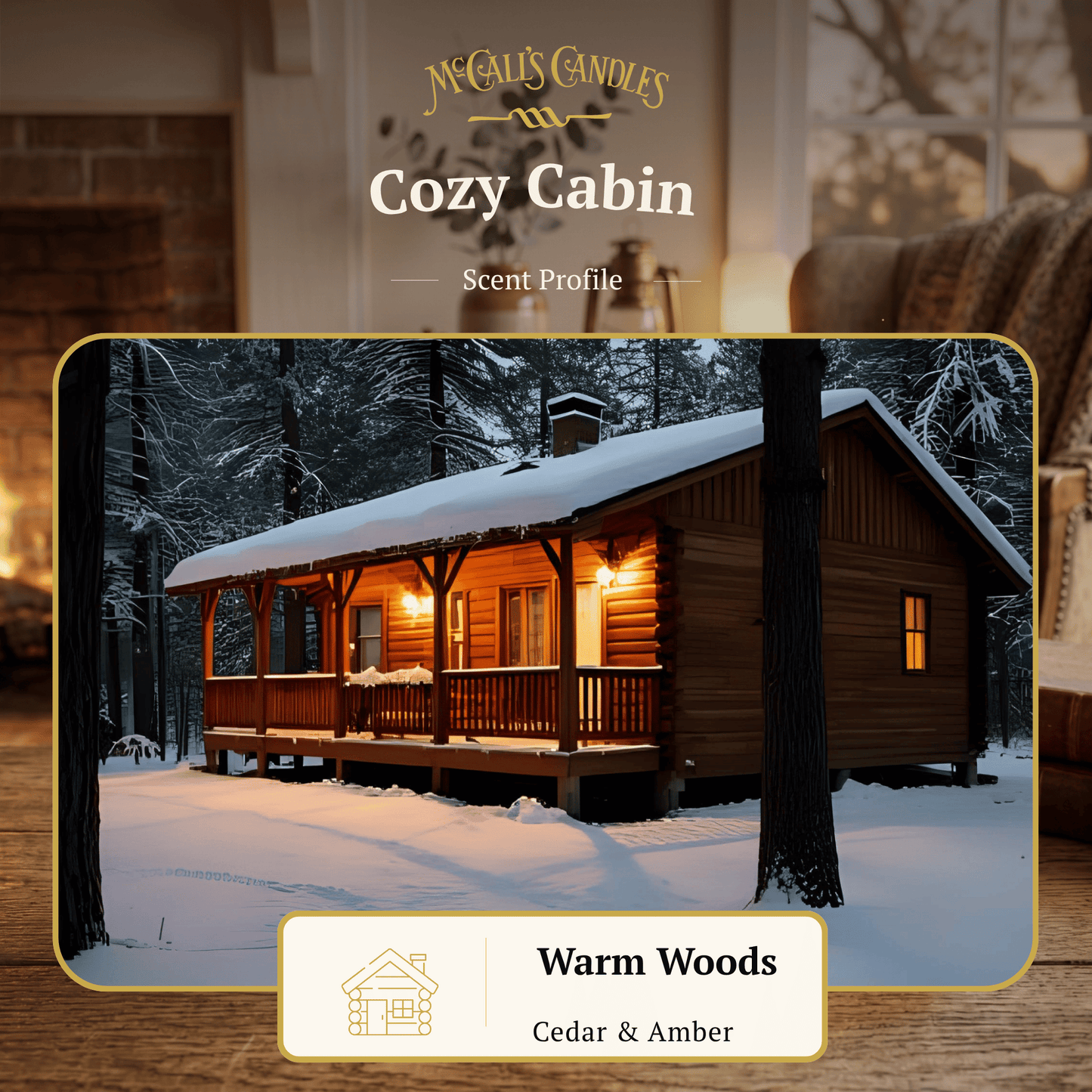 Cozy Cabin 26 oz Candle