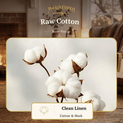 Raw Cotton 16 oz Candle