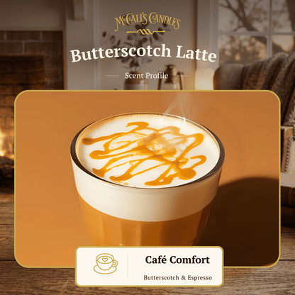 Butterscotch Latte 16 oz Double Wick Candle