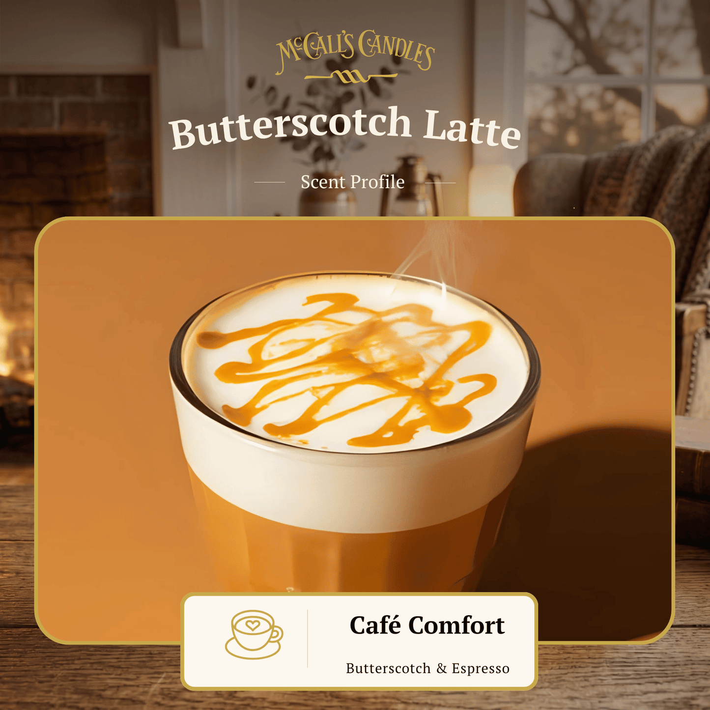 Butterscotch Latte 16 oz Mason Jar Candle
