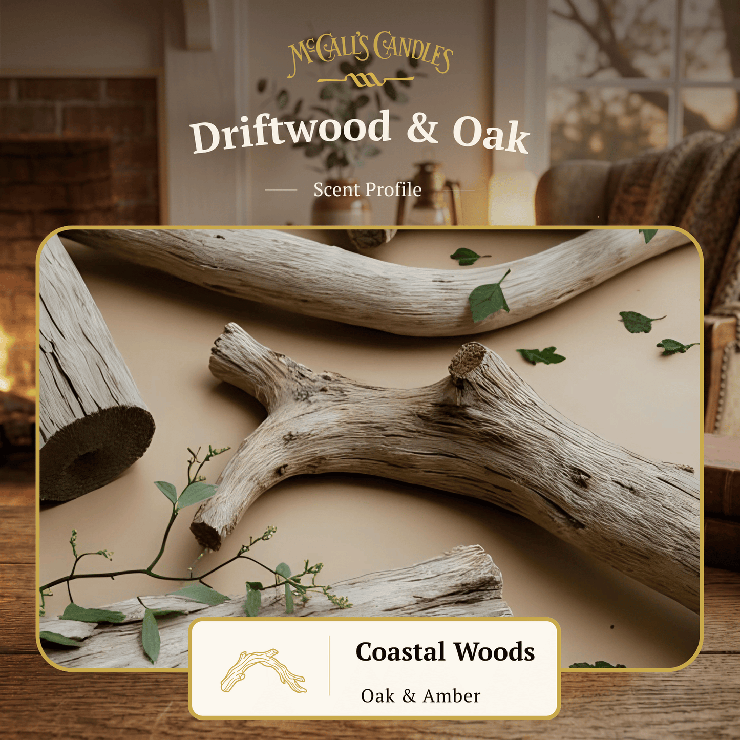 Driftwood & Oak 26 oz Candle