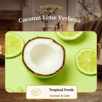 Coconut Lime Verbena 18 oz Candle
