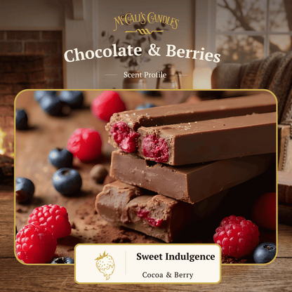 Chocolate & Berries 16 oz Double Wick Candle