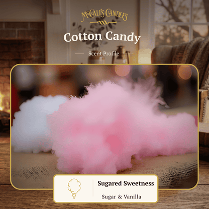 Cotton Candy 16 oz Mason Jar Candle