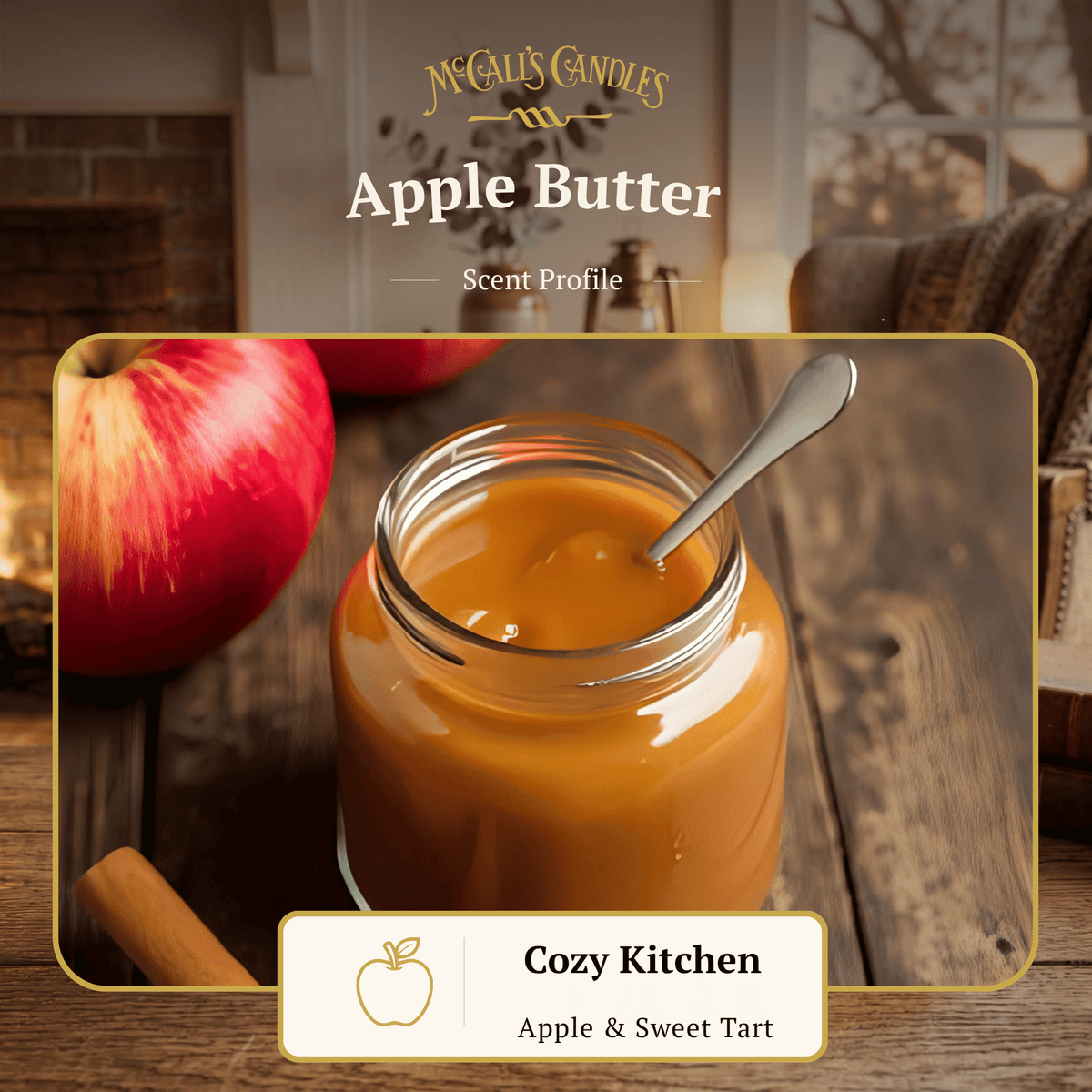 Apple Butter 16 oz Double Wick Candle