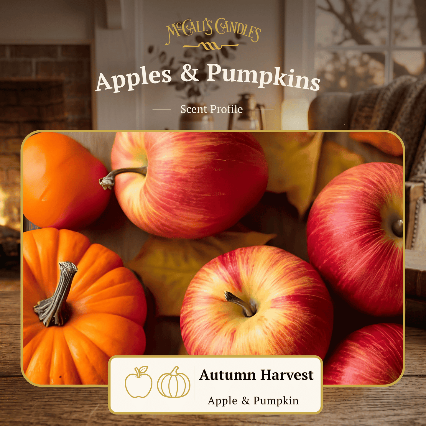 Buttons-BOX of 36-APPLES & PUMPKINS