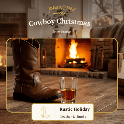 Cowboy Christmas 26 oz Candle