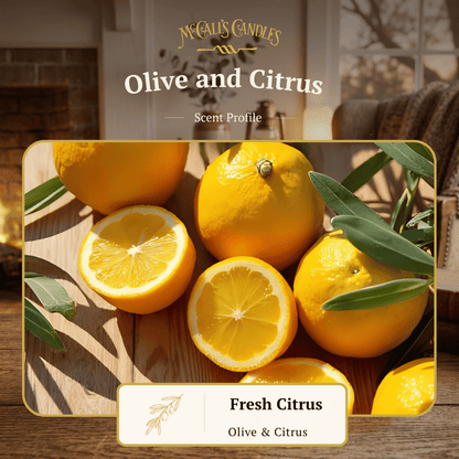Olive & Citrus Leaf 5.5 oz Wax Melt