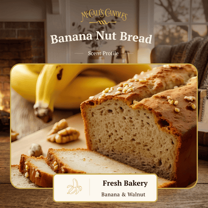 Banana Nut Bread 16 oz Double Wick Candle