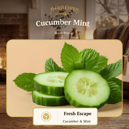 Cucumber Mint 5.5 oz Wax Melt