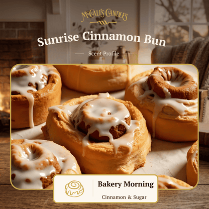 Double Wick Classic 16oz-SUNRISE CINNAMON BUN