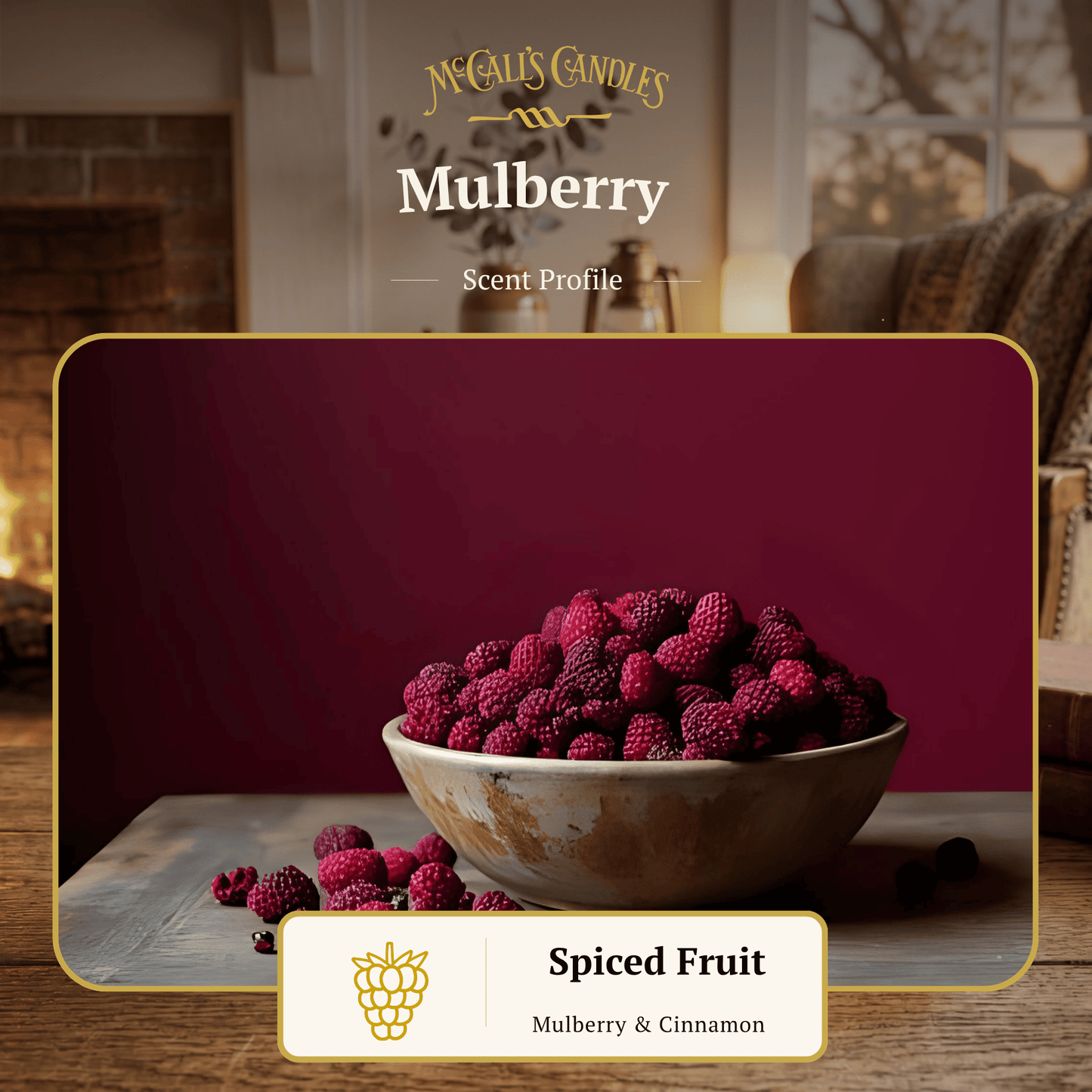 Mulberry 26 oz Candle