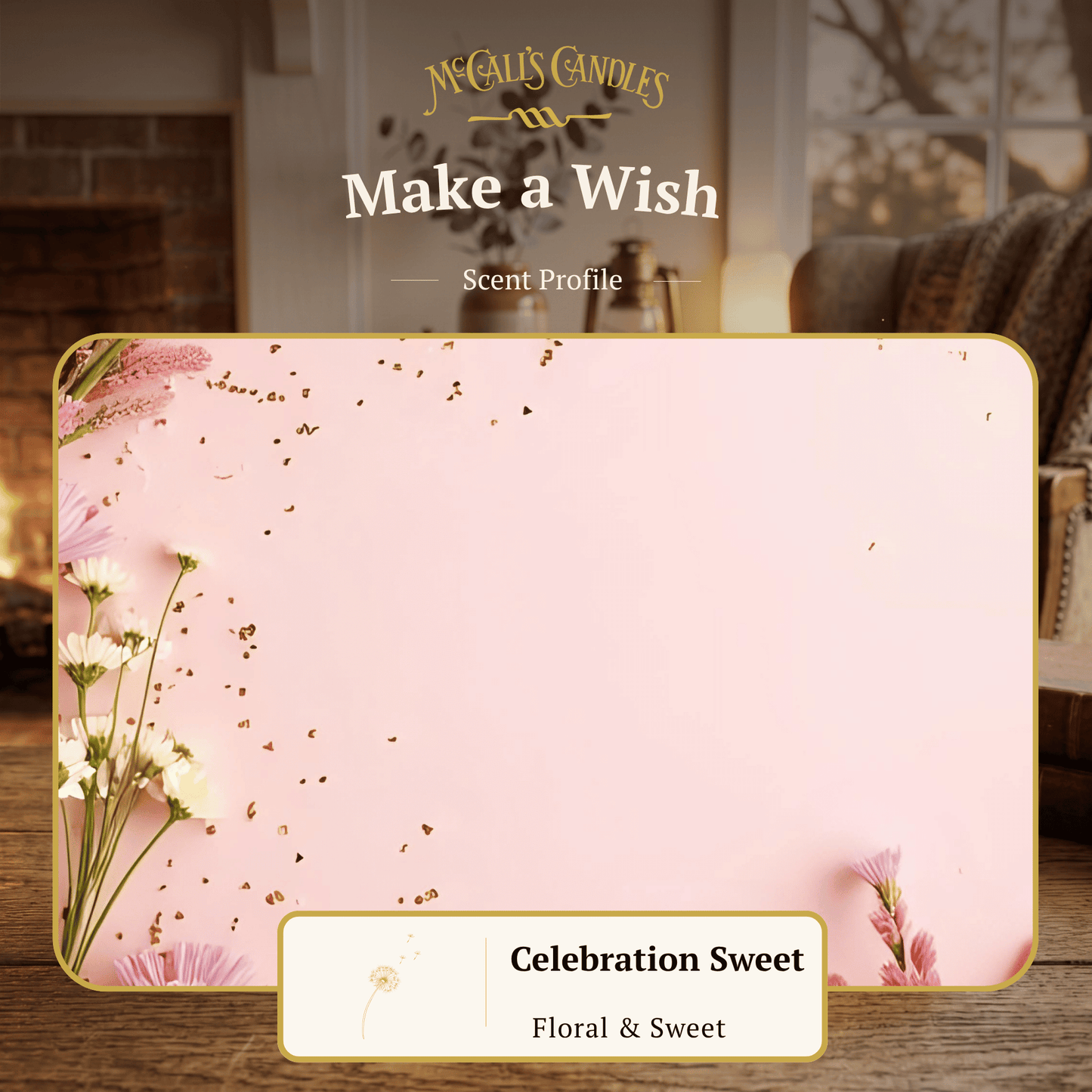 Make a Wish 16 oz Double Wick Candle