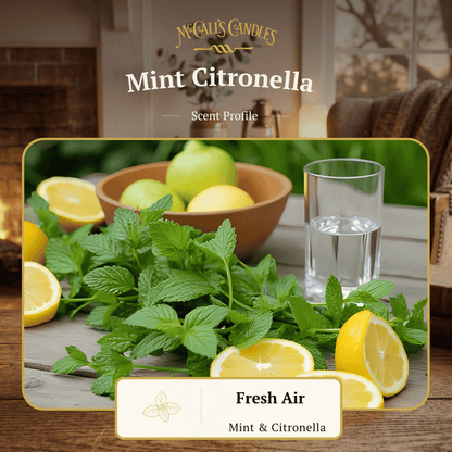 Mint Citronella 16 oz Mason Jar Candle
