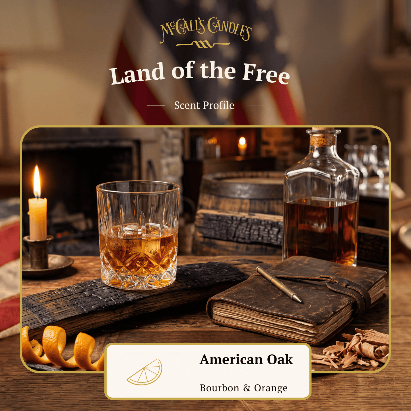 Land of the Free 8 oz Candle