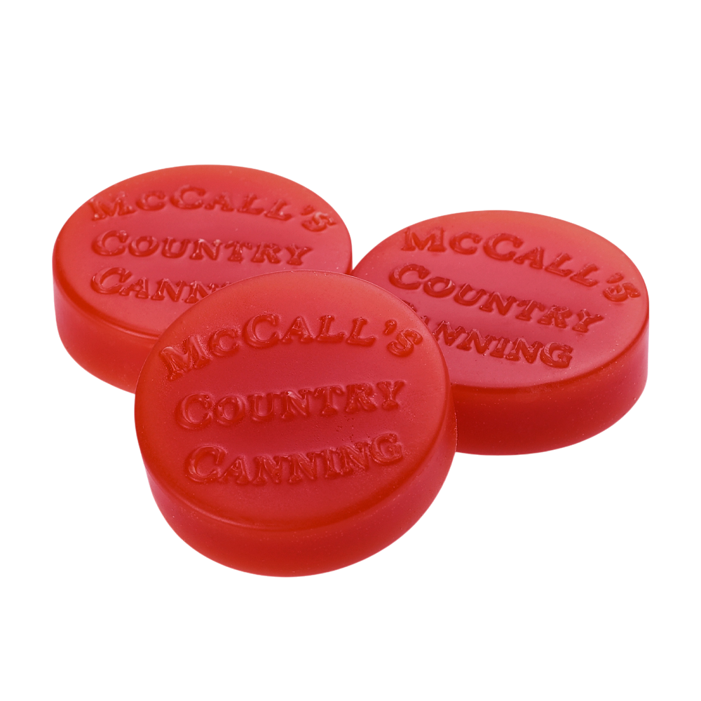 Buttons-BOX of 36-FRESH STRAWBERRIES
