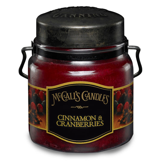 Cinnamon & Cranberries – 16 oz – Double Wick Candle