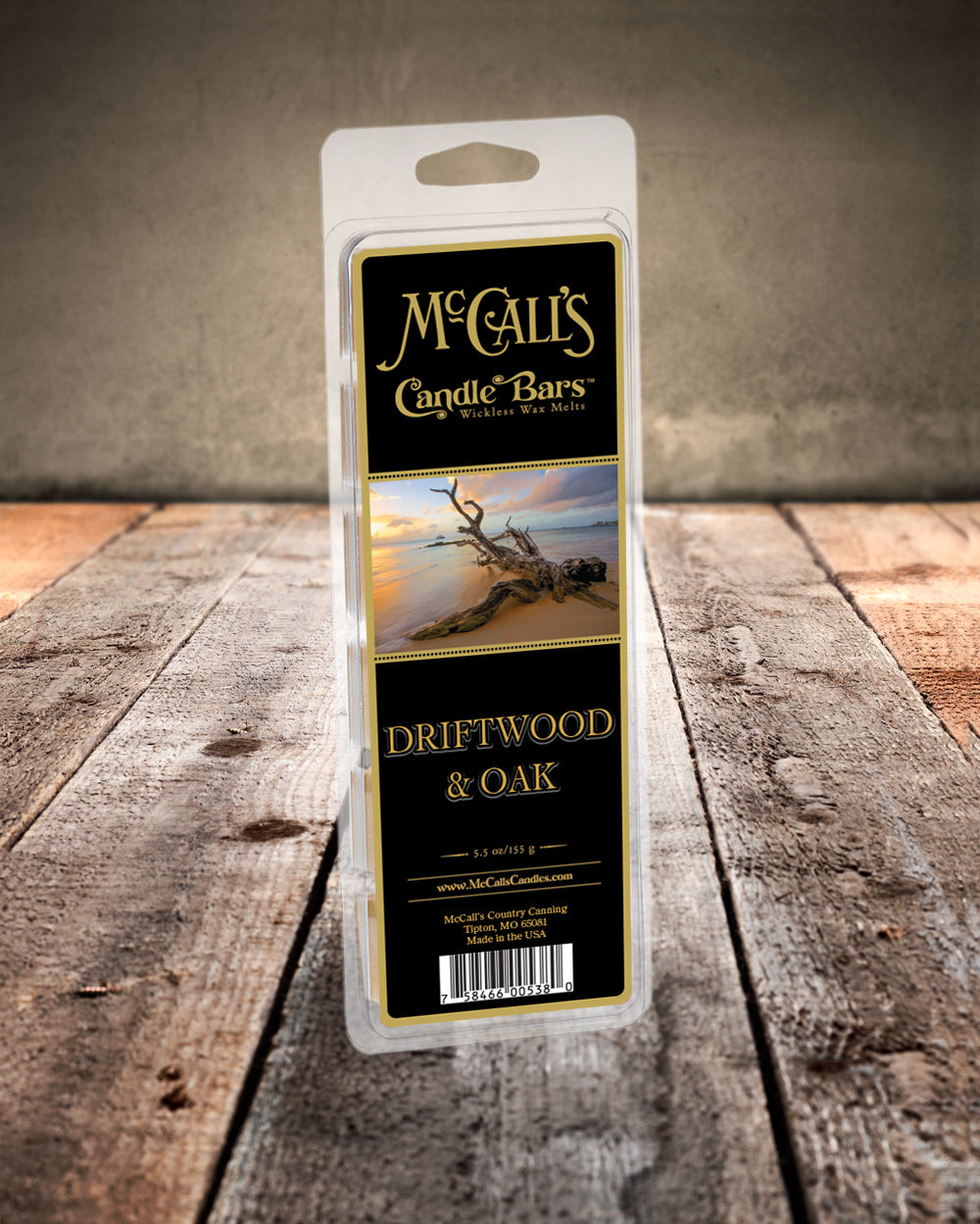 DRIFTWOOD & OAK Candle Bars-5.5 oz Pack