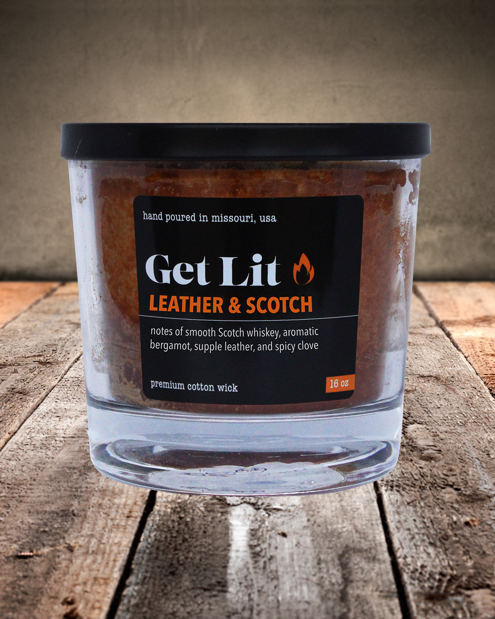 GET LIT - Leather & Scotch (16 oz.)