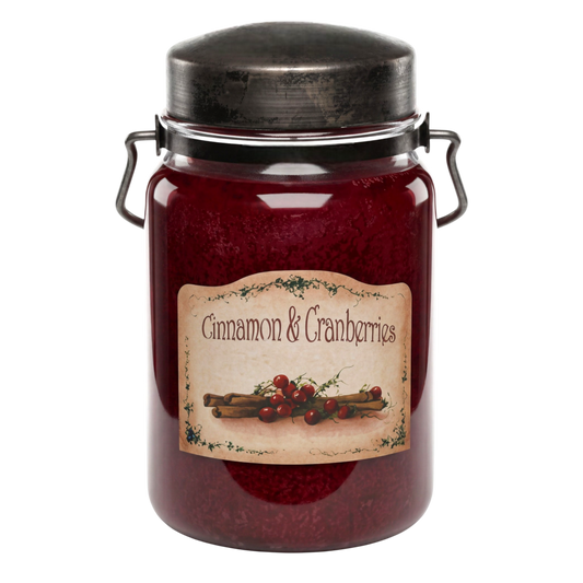 Cinnamon & Cranberries – 26 oz Candle