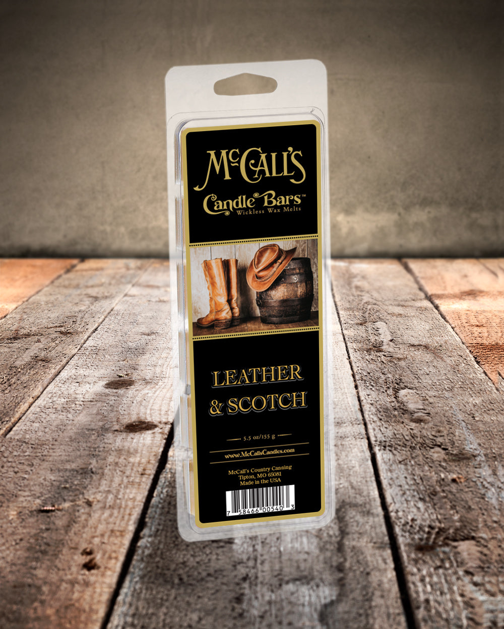 LEATHER & SCOTCH Candle Bars-5.5 oz Pack