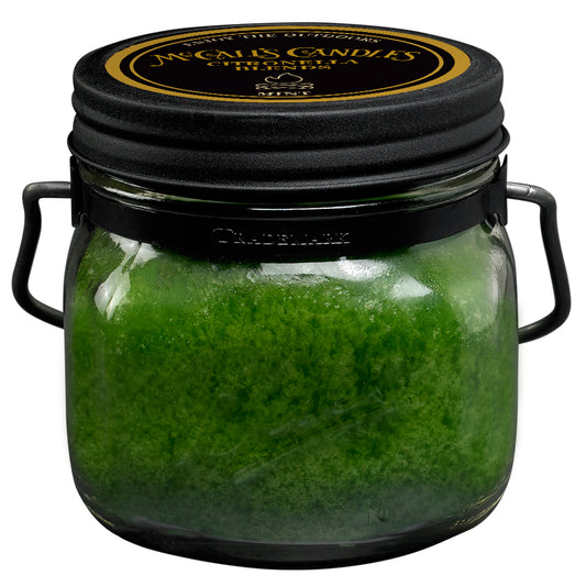 Mint Citronella – 16 oz Mason Jar Candle