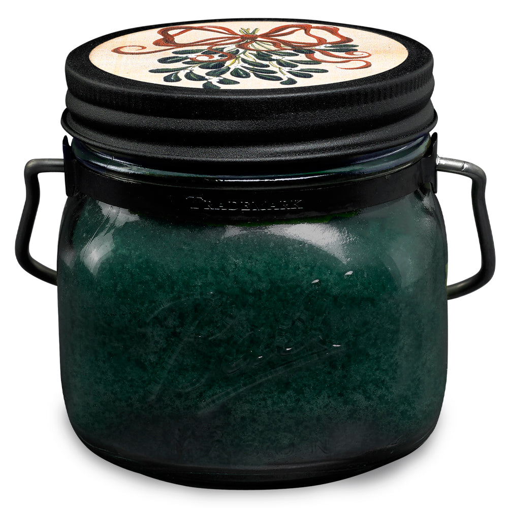 Under the Mistletoe – 16 oz Mason Jar Candle