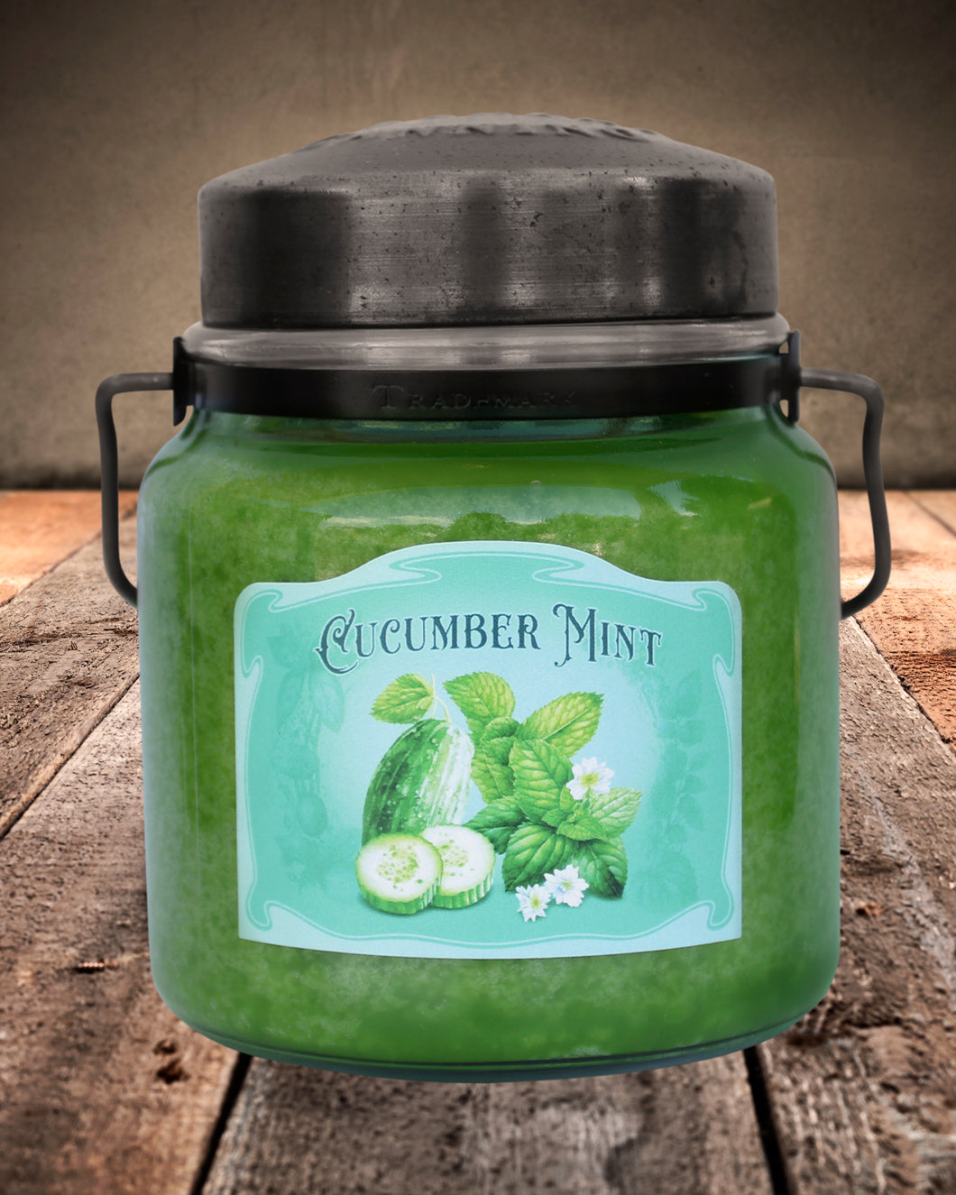 CUCUMBER MINT Classic Jar Candle-16oz