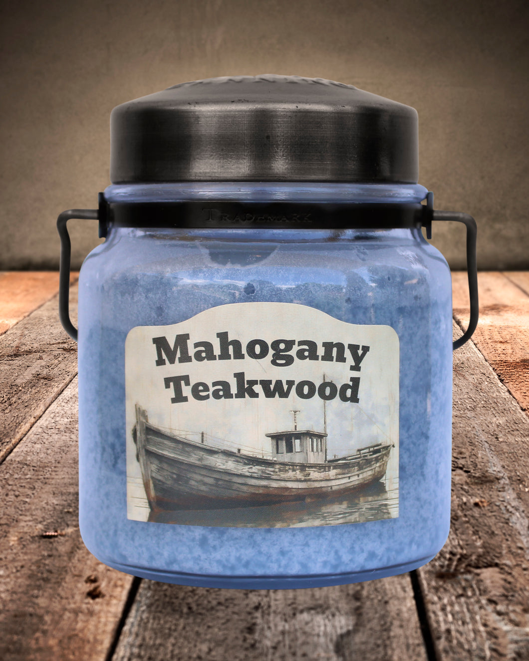 MAHOGANY TEAKWOOD Classic Jar Candle-16oz