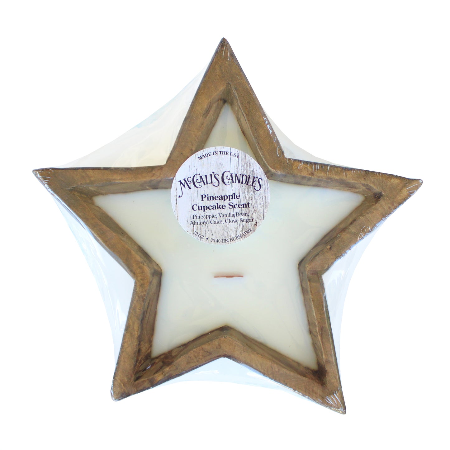 Pineapple Cupcake – Star Bread Bowl Candle – 12 oz