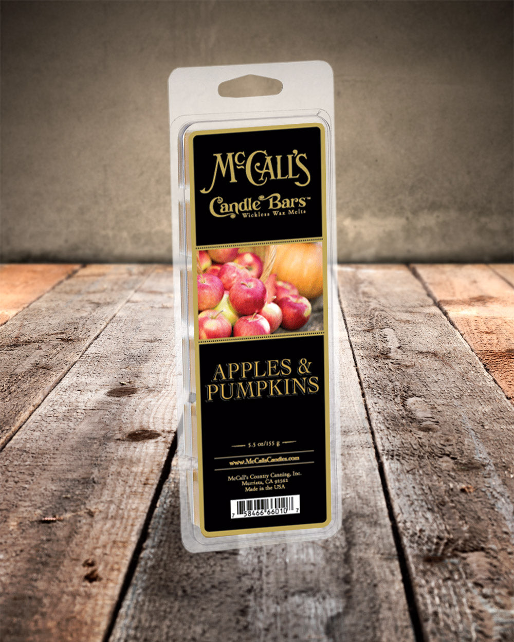 APPLES and PUMPKINS Candle Bars-5.5 oz Pack