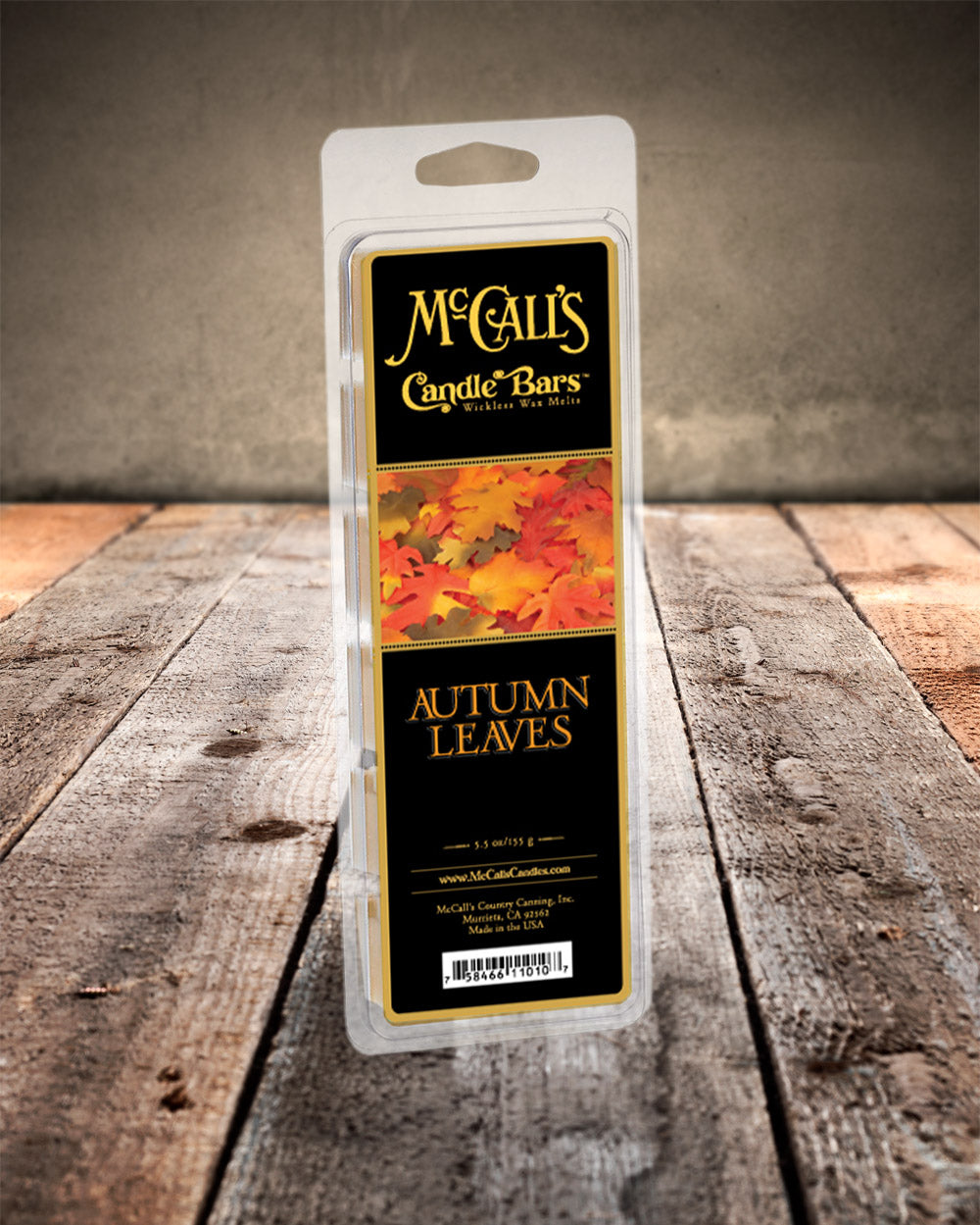 AUTUMN LEAVES Candle Bars-5.5 oz Pack