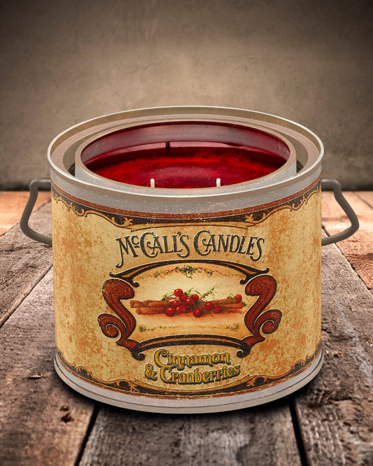 Cinnamon & Cranberries – 22 oz Candle