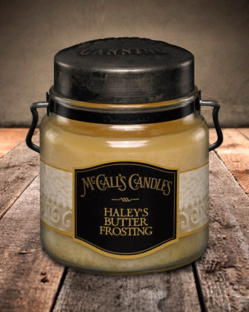 HALEY'S BUTTER FROSTING Double Wick Classic 16oz – McCall's Candles