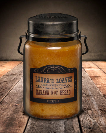 BANANA NUT BREAD Classic Jar Candle-26oz
