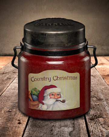 COUNTRY CHRISTMAS Classic Jar Candle-16oz