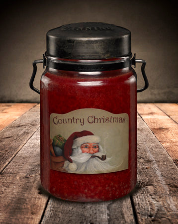 COUNTRY CHRISTMAS Classic Jar Candle-26oz