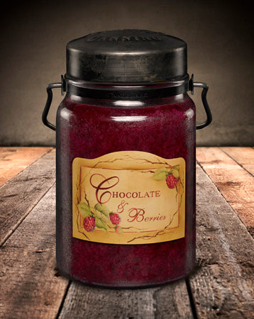 CHOCOLATE and BERRIES Classic Jar Candle-26oz
