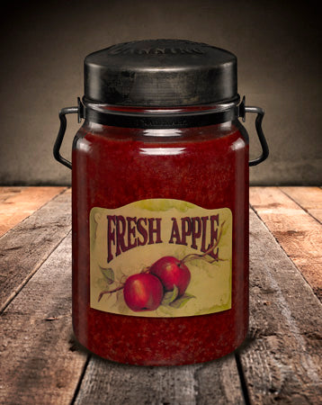 FRESH APPLE Classic Jar Candle-26oz