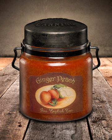 GINGER PEACH Classic Jar Candle-16oz