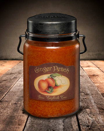 GINGER PEACH Classic Jar Candle-26oz