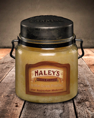 HALEY'S BUTTER FROSTING Classic Jar Candle-16oz