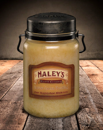 HALEY'S BUTTER FROSTING Classic Jar Candle-26oz