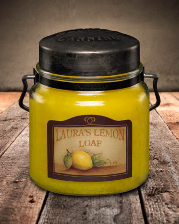 LAURA'S LEMON LOAF Classic Jar Candle-16oz