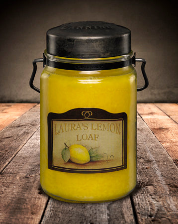 LAURA'S LEMON LOAF Classic Jar Candle-26oz