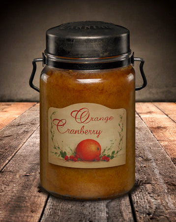 ORANGE CRANBERRY Classic Jar Candle-26oz