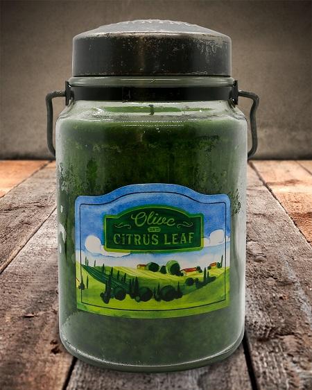 OLIVE & CITRUS LEAF Classic Jar Candle-26oz